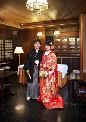 足利織姫神社和婚神前式