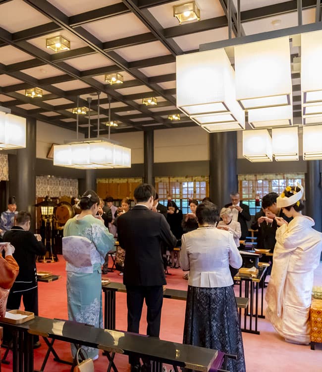 和装花嫁白無垢色打掛