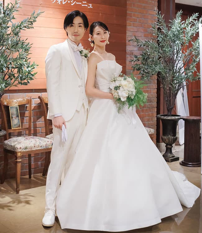 和装花嫁白無垢色打掛