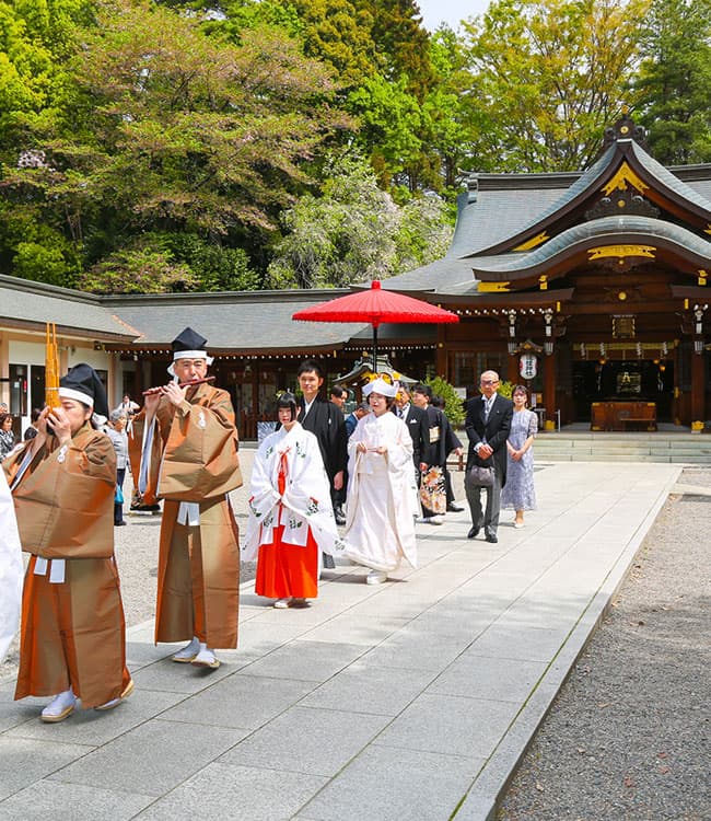 和装花嫁白無垢色打掛