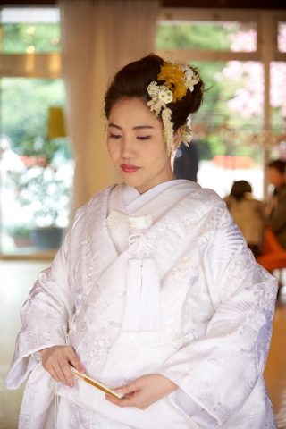 白無垢洋髪の花嫁様 和婚 神前式 群馬県神社で挙げる結婚式公式ブログ