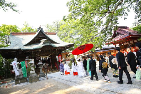 和婚群馬神前式上野総社神社結婚式