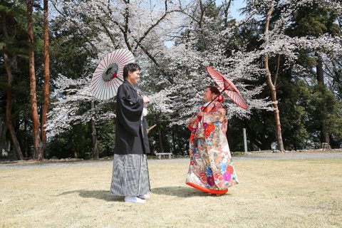 群馬県和婚神前式桜神社結婚式