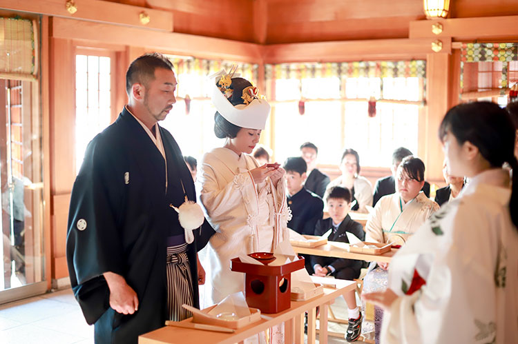 群馬県和婚神前式進雄神社結婚式