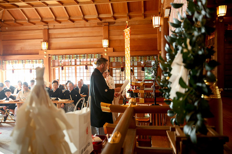 群馬県和婚神前式進雄神社結婚式