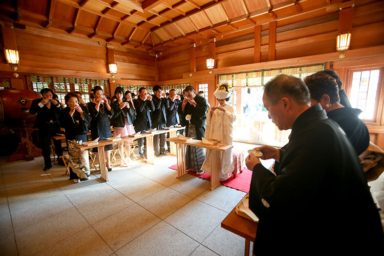 群馬県和婚神前式進雄神社結婚式