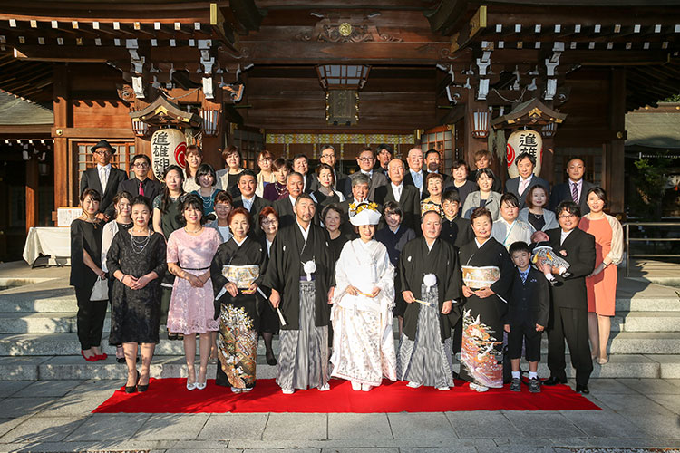 群馬県和婚神前式進雄神社結婚式