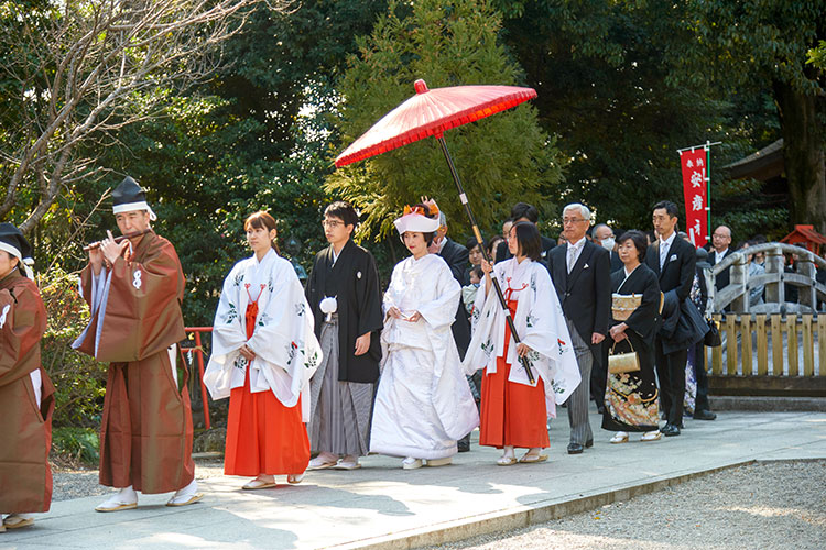 群馬県和婚神前式進雄神社結婚式