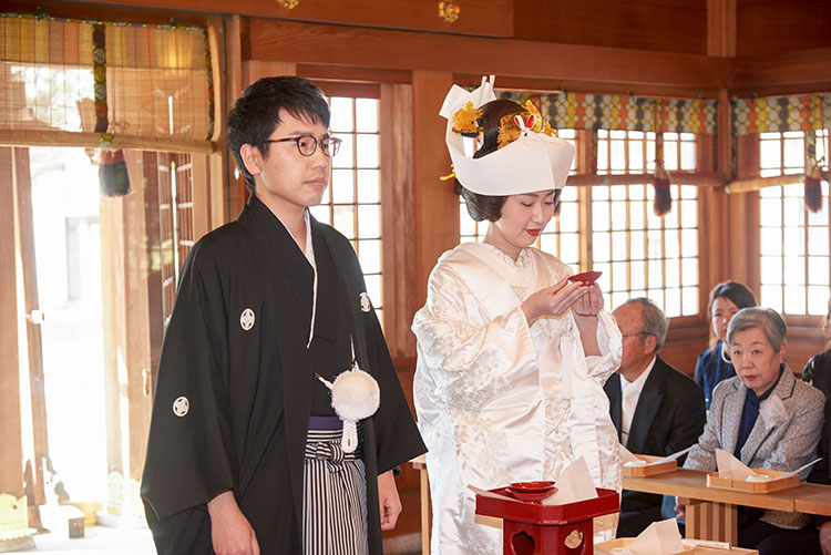 群馬県和婚神前式進雄神社結婚式