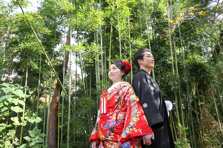 秋の神社結婚式群馬県