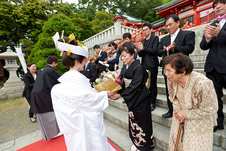 群馬和婚神前式家族少人数結婚式