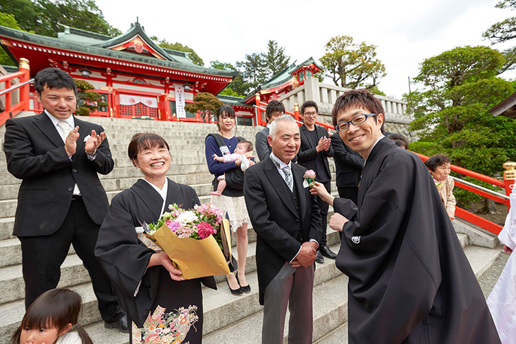 群馬和婚神前式家族少人数結婚式