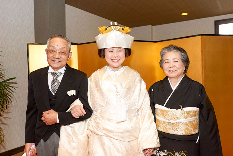 群馬和婚神前式家族少人数結婚式