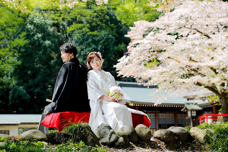 群馬桜和婚神社結婚式