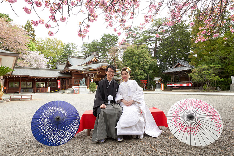 群馬桜和婚神社結婚式