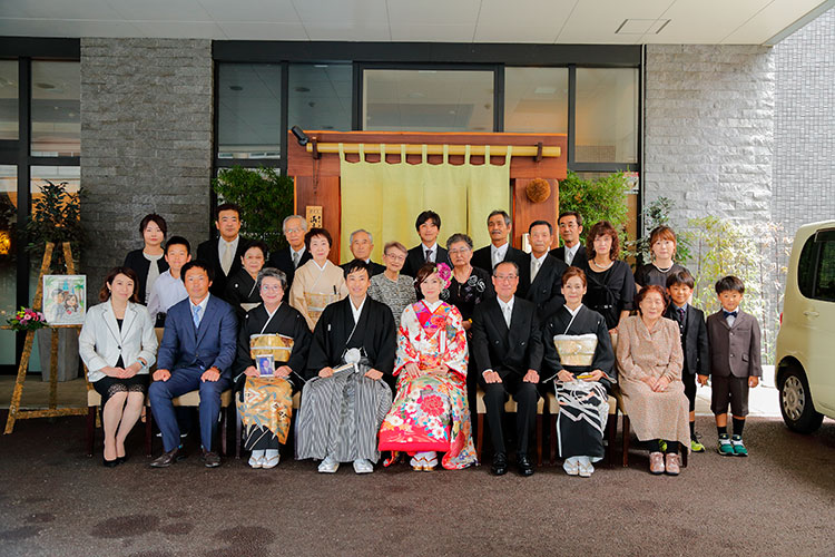 群馬県和婚人前式家婚式家族親族だけの結婚式