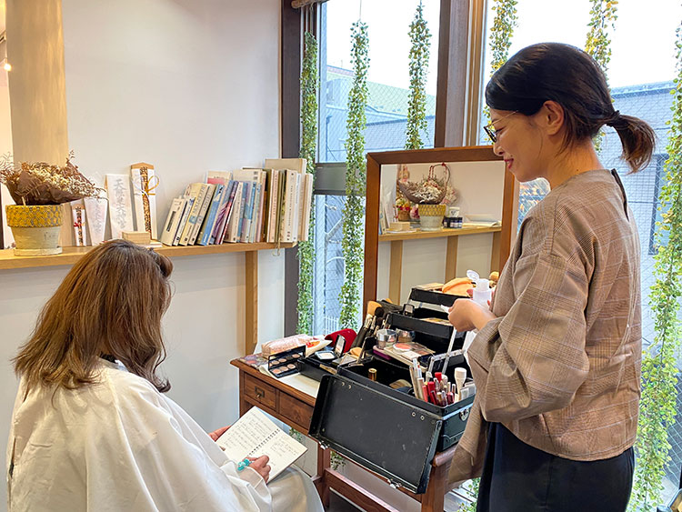 群馬和婚神前式神社結婚式ヘアメイク和装