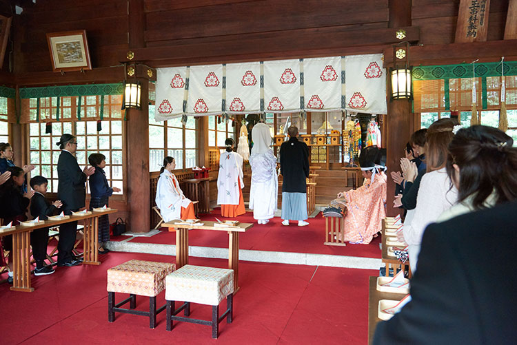 群馬県和婚神前式群馬縣護國神社