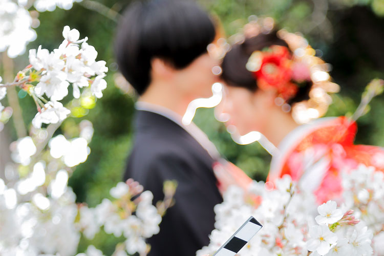 桜和婚神社結婚式