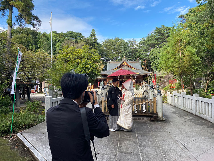 進雄神社神前結婚式