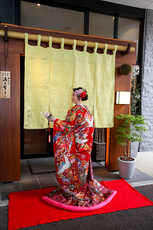 和装花嫁古典色打掛