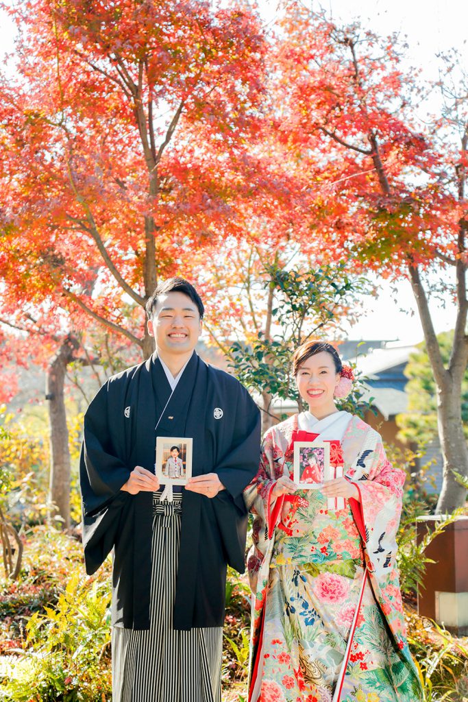 秋の紅葉前撮りロケーションフォト ＆結婚式