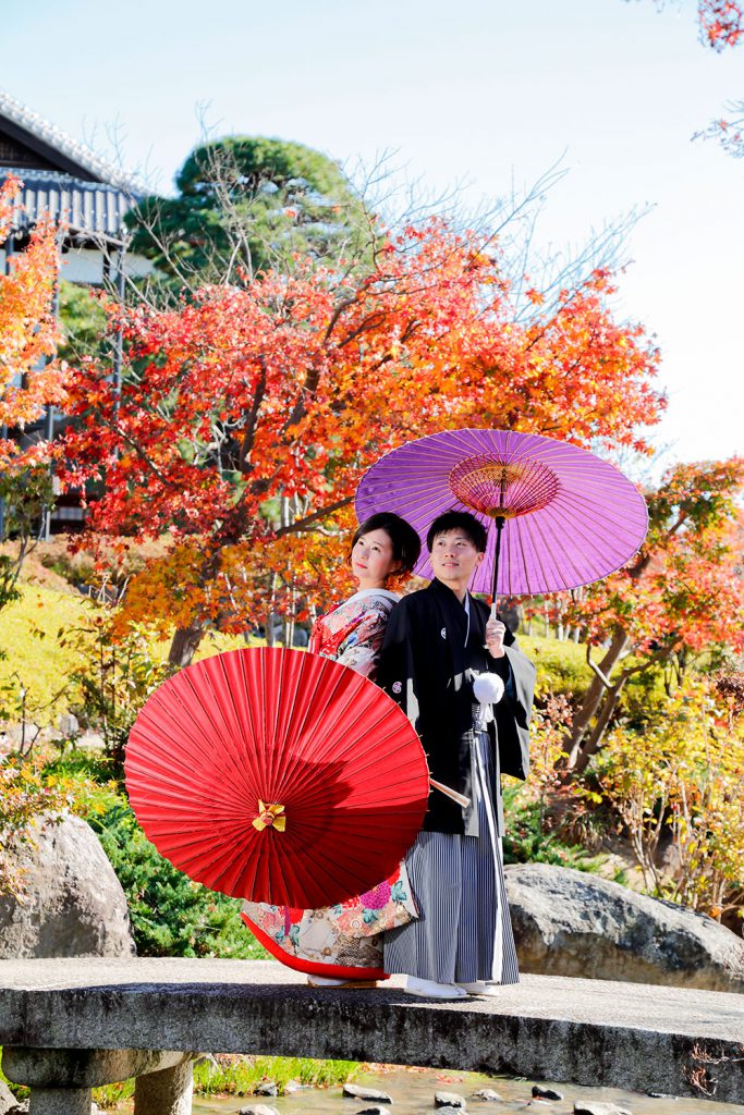 秋の紅葉前撮りロケーションフォト ＆結婚式