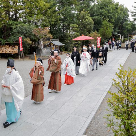 日本の結婚式群馬県神社神前式