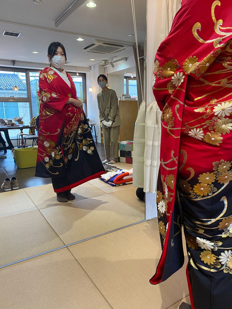 和装友禅神社結婚式群馬県