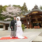 桜時期神社結婚式格安プラン
