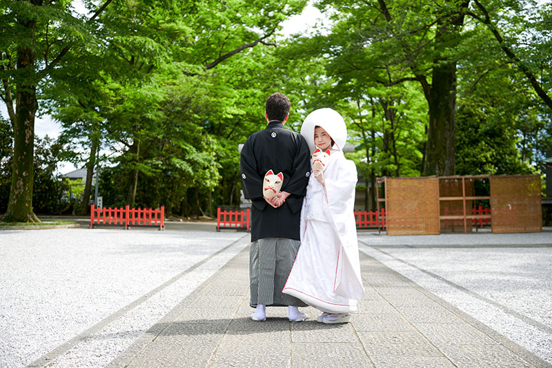 新緑の結婚式上野総社神社
