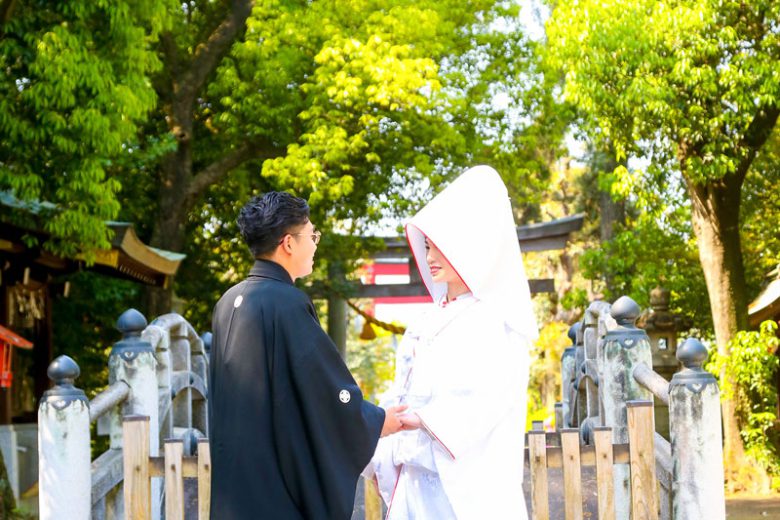 新緑の結婚式進雄神社