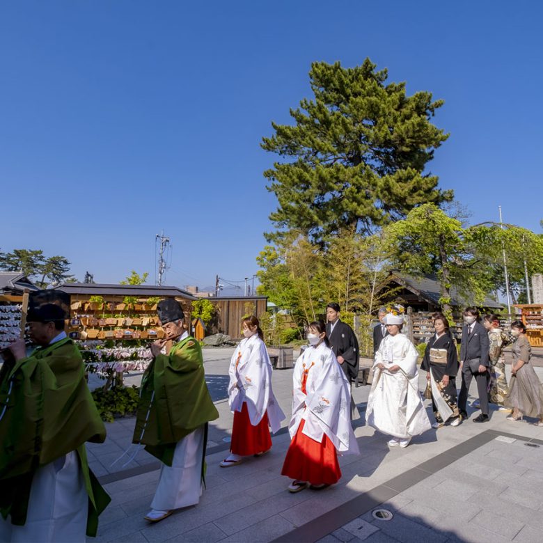 群馬県少人数結婚式臨江閣ロケーションフォト前橋東照宮挙式