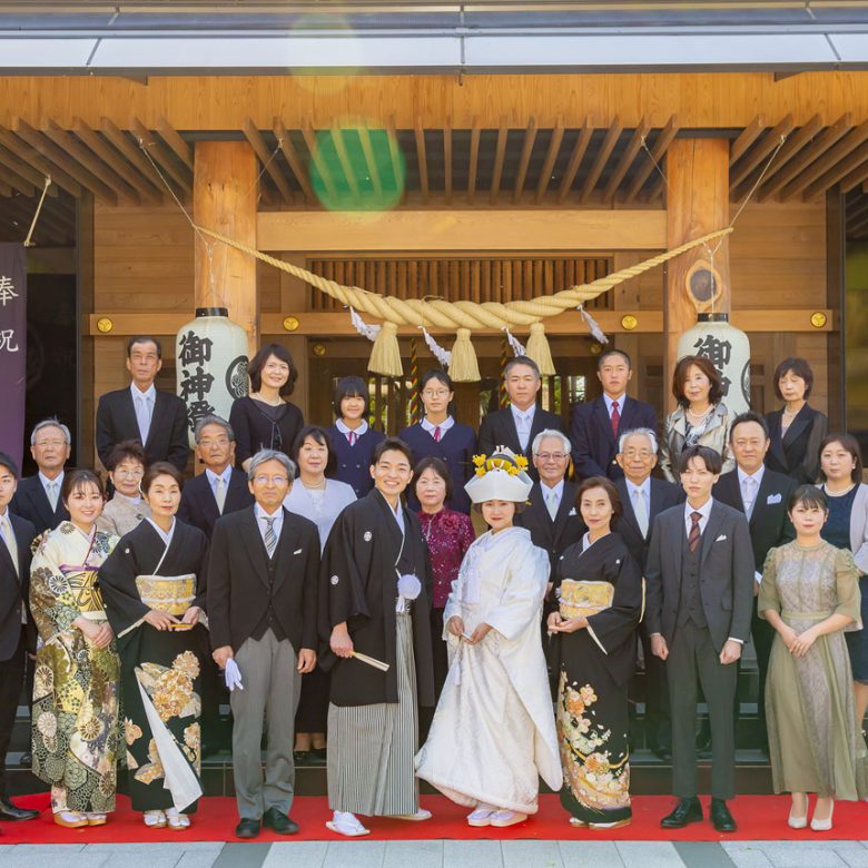 群馬県少人数結婚式臨江閣ロケーションフォト前橋東照宮挙式