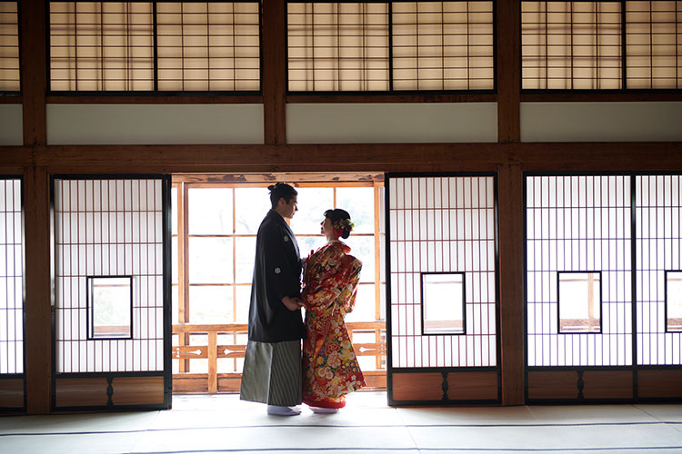 群馬県少人数結婚式臨江閣ロケーションフォト