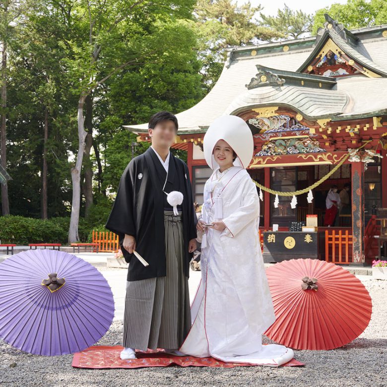 和装白無垢綿帽子花嫁