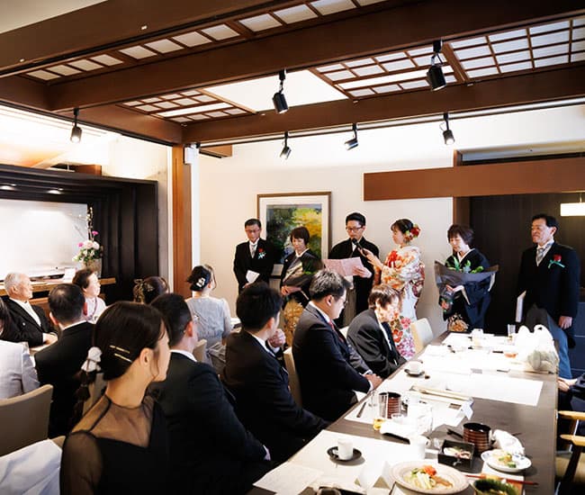 最高峰の現代和食で結婚式WABIやまどり