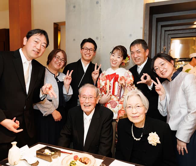 最高峰の現代和食で結婚式WABIやまどり