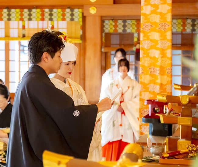 群馬県和婚神前家族結婚式