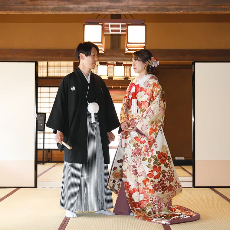 臨江閣和装前撮りロケーションフォト