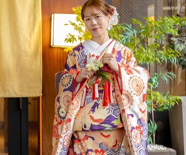 和装花嫁色打掛洋髪コーディネート