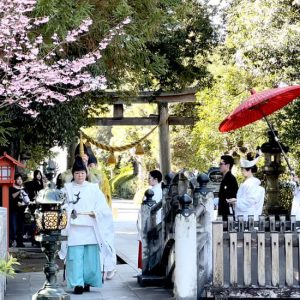進雄神社神前結婚式