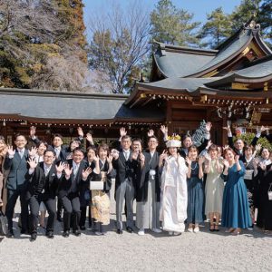 進雄神社神前結婚式