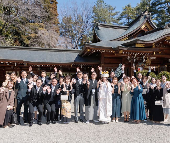 進雄神社神前結婚式