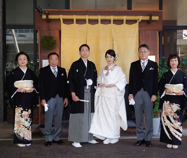 家族同士の伝統人前式・家婚式