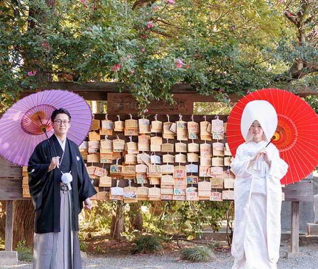進雄神社神前結婚式