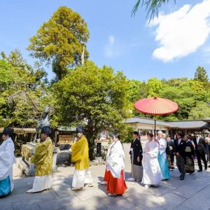 進雄神社神前結婚式