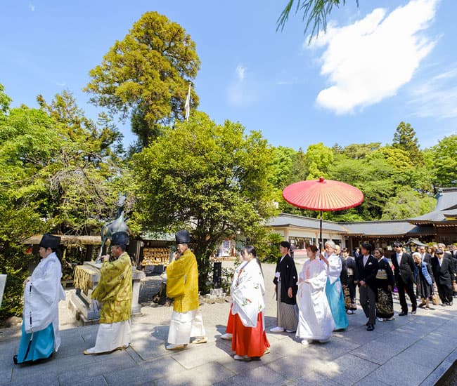 進雄神社神前結婚式