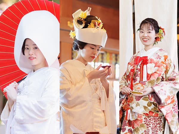 神前式&少人数パーティでの和装スタイル