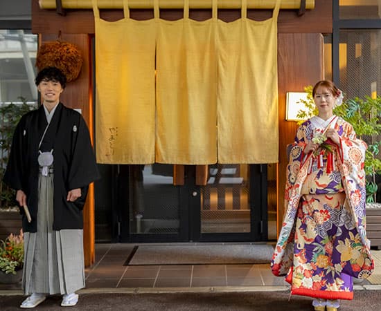 WABIやまどり少人数上質結婚式会食パーティ